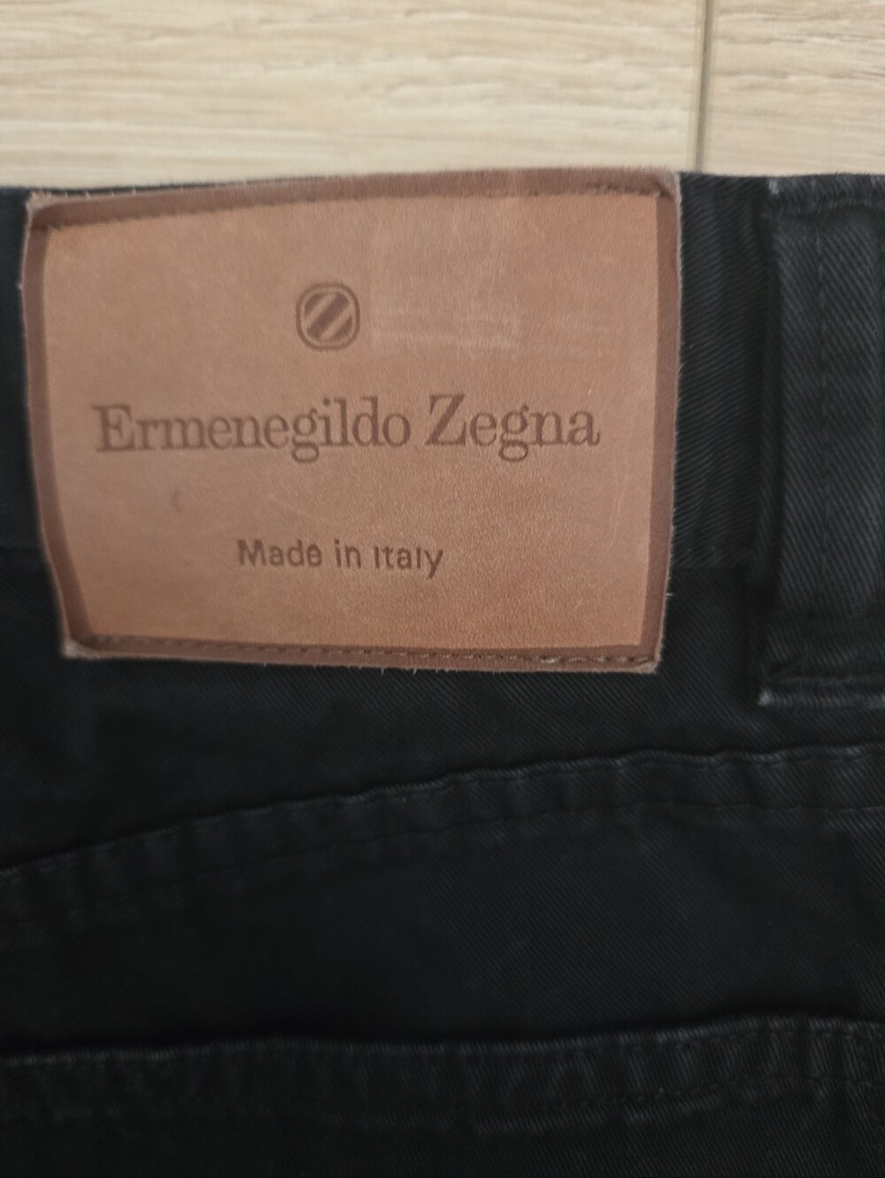 Zegna Men’s City Jeans Black Size 32 X 30 Cotton Italy - Picture 3 of 6